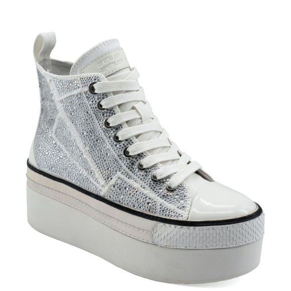 Zigi Carmensa Embellished High Top Platform Sneakers-A608 - Picture 1 of 6